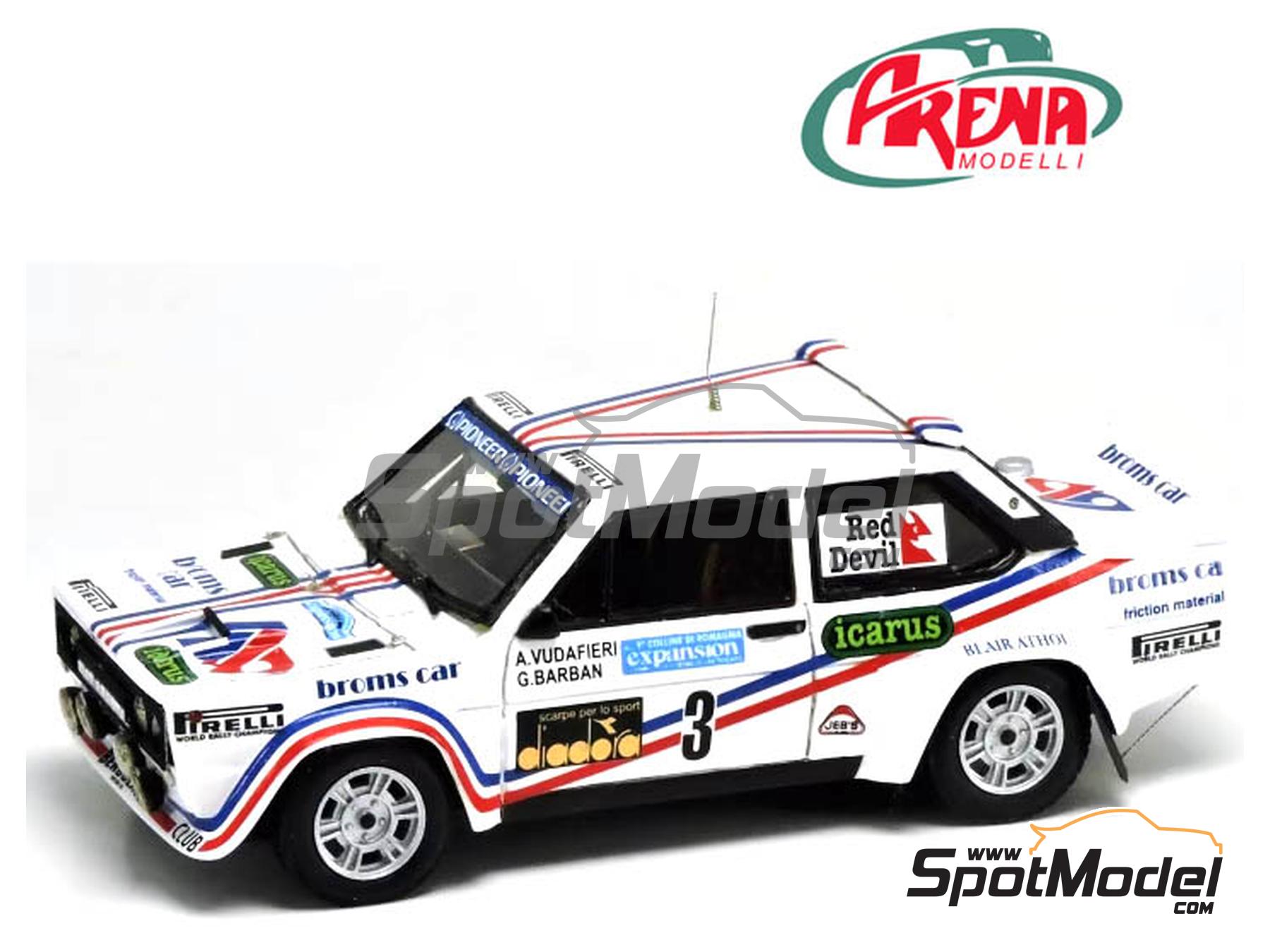 ALFA ABARTH 1100 RECORD BARNINI 1/43 KIT Modellino Auto Abarth